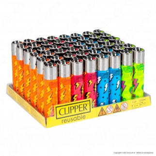 Clipper Large Fantasia Lightning - Box da 48 Accendini [TERMINATO]