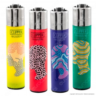 Clipper Large Fantasia In My Mind - Serie da 4 accendini