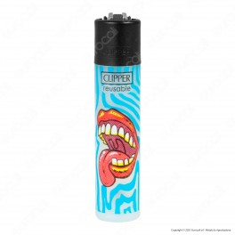 Clipper Large Fantasia Hippiedelic - Box da 48 Accendini [TERMINATO]