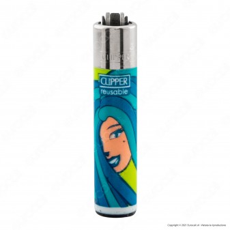 Clipper Micro Fantasia Hippie Hair - Box da 48 Accendini [TERMINATO]