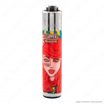 Clipper Micro Fantasia Hippie Hair - Box da 48 Accendini [TERMINATO]