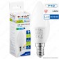 V-Tac PRO VT-255 Lampadina LED E14 4,5W Candela Chip Samsung - SKU 258 / 259 / 260