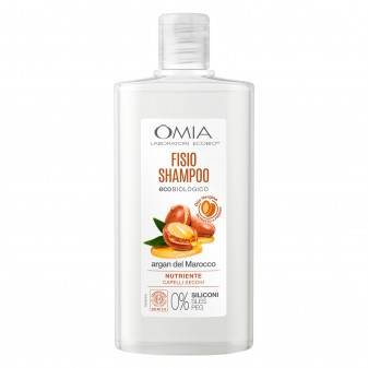 Omia Fisio Shampoo Ecobiologico Argan del Marocco - Flacone da 200ml
