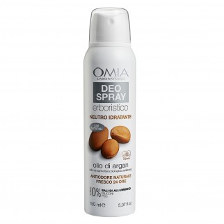 Omia Deo Spray Erboristico Neutro Idratante Olio di Argan - Flacone