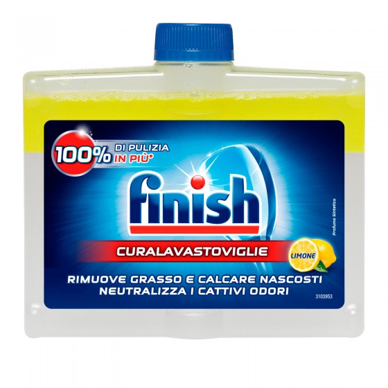 Finish Curalavastoviglie Trattamento al Limone per Lavastoviglie - Finish Curalavastoviglie Trattamento al Limone per Lavastoviglie -