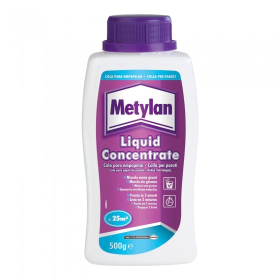 Metylan Liquid Concentrate Adesivo Liquido per Parati - Flacone da Metylan Liquid Concentrate Adesivo Liquido per Parati - Flacone da