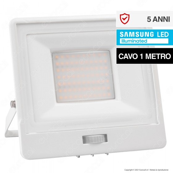 V-Tac VT-158S-1 Faretto LED SMD 50W IP65 Chip Samsung Sensore V-Tac VT-158S-1 Faretto LED SMD 50W IP65 Chip Samsung Sensore
