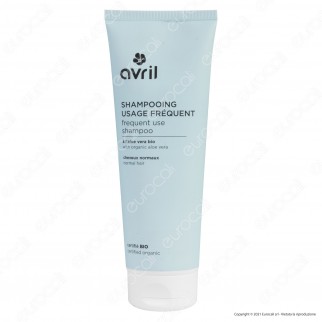 Avril Shampoo Uso Frequente per Capelli Normali con Aloe Vera Bio -