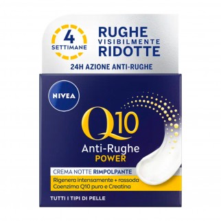 Nivea Q10 Power Crema Notte Anti-Rughe Rigenerante Rimpolpante con