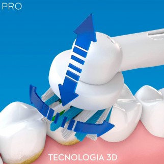 Oral B PRO 1 700 3D White Spazzolino Elettrico Ricaricabile Braun con