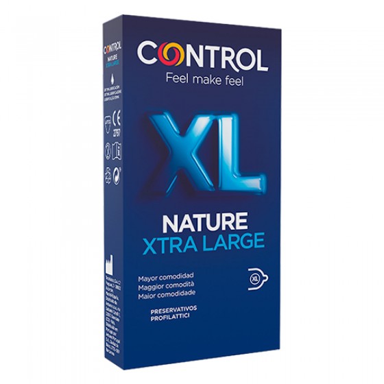 Preservativi Control Nature XL - Scatola da 6 / 12 Profilattici