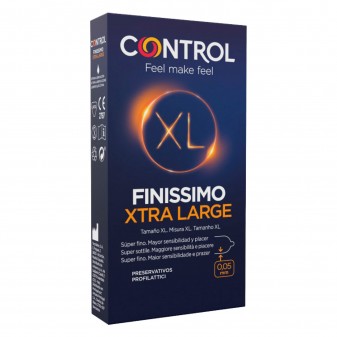 Preservativi Control Finissimo XL - Scatola da 6 Profilattici