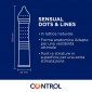 Immagine 3 - Preservativi Control Sensual Dots & Lines - Scatola da 6 Profilattici