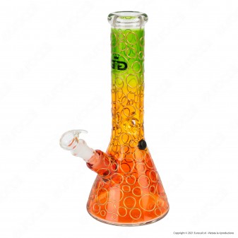 Grace Glass Bong in Vetro Rainforest Beaker Series fantasia Rain