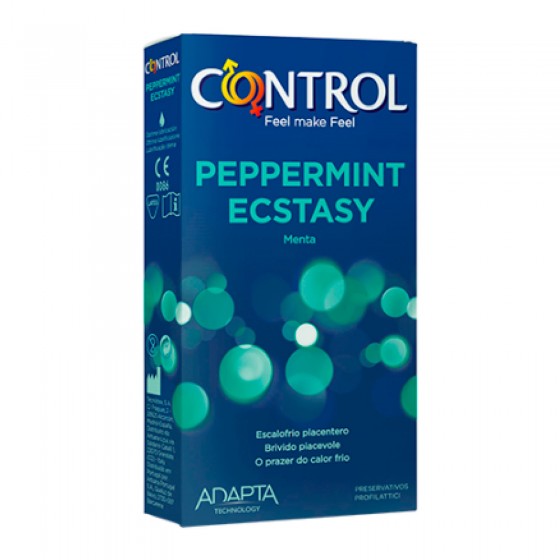 Preservativi Control Peppermint Ecstasy - Scatola da 6 Profilattici Preservativi Control Peppermint Ecstasy - Scatola da 6 Profilattici