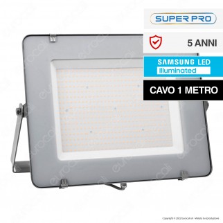 V-Tac PRO VT-306 Faro LED SMD 300W High Lumens Grigio