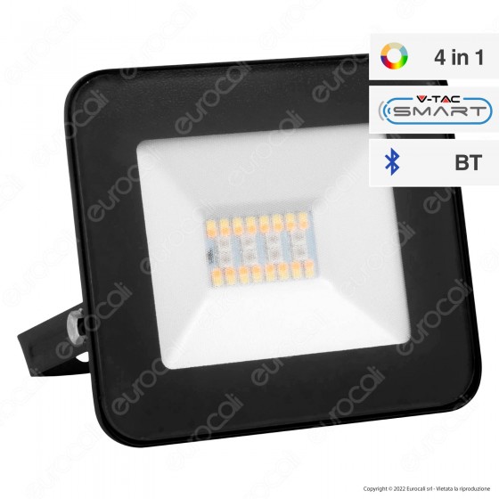 V-Tac VT-5020 Faro LED 20W con Wireless Smart Control RGB+W V-Tac VT-5020 Faro LED 20W con Wireless Smart Control RGB+W
