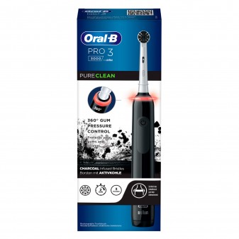 Oral-B Pro 3 3000 Charcoal Pure Clean Spazzolino Elettrico