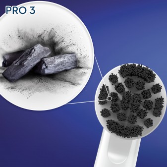Oral-B Pro 3 3000 Charcoal Pure Clean Spazzolino Elettrico