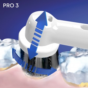 Oral-B Pro 3 3000 Charcoal Pure Clean Spazzolino Elettrico