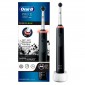 Oral-B Pro 3 3000 Charcoal Pure Clean Spazzolino Elettrico Ricaricabile Nero con Caricatore e Testina con Setole al Carbone