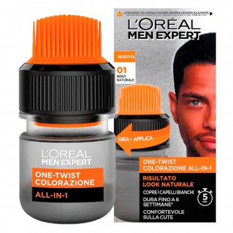 L'Oréal Men Expert One Twist Colorazione All-in-One Tinta per Uomo