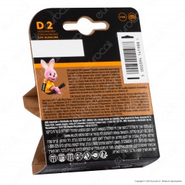 Duracell Plus Power Alcaline Torcia D - Blister 2 Batterie