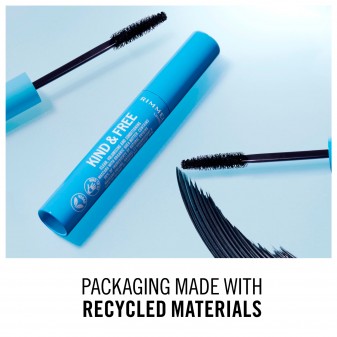 Rimmel London Kind&Free Mascara Waterproof Bio Vegan Cruelty-Free