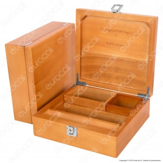 Spliff Box Deluxe T4 Stazione di Rollaggio in Legno - Wolf Production