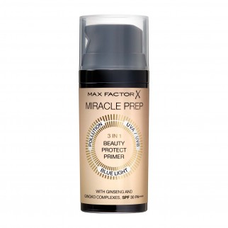 Max Factor Miracle Prep Beauty Protect Primer Viso 3 in 1 con Ginseng