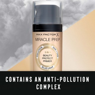 Max Factor Miracle Prep Beauty Protect Primer Viso 3 in 1 con Ginseng