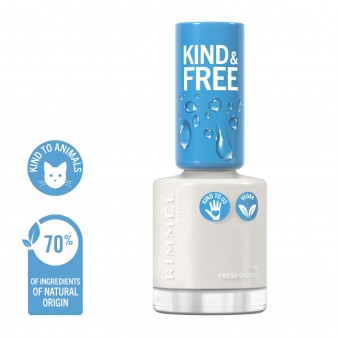 Rimmel London Kind&Free Smalto Rinforzante per Unghie Bio Vegano