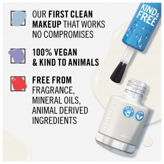 Rimmel London Kind&Free Smalto Rinforzante per Unghie Bio Vegano