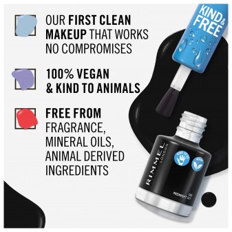 Rimmel London Kind&Free Smalto Rinforzante per Unghie Bio Vegano