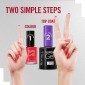 Immagine 2 - Rimmel London Super Gel Transparent Nail Polish Step 2 Smalto Unghie