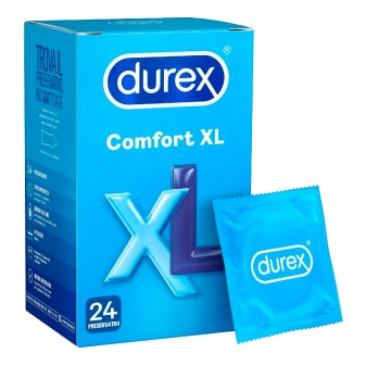 Preservativi Durex Comfort XL Taglia Extra Large con Forma Easy On -