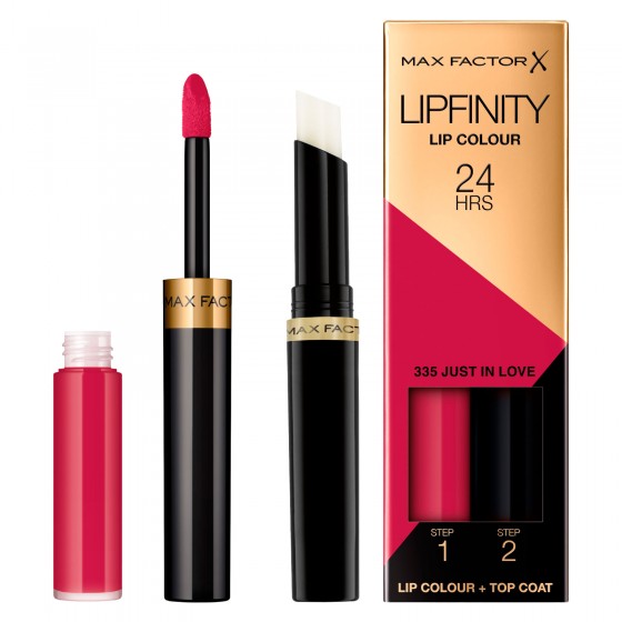 Max Factor Lipfinity 24hrs Lip Colour + Top Coat Set Rossetto Liquido Max Factor Lipfinity 24hrs Lip Colour + Top Coat Set Rossetto Liquido