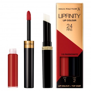 Max Factor Lipfinity 24hrs Lip Colour + Top Coat Set Rossetto Liquido