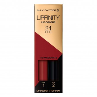Max Factor Lipfinity 24hrs Lip Colour + Top Coat Set Rossetto Liquido