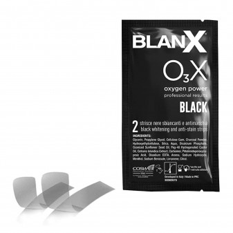 BlanX O3X Black Oxygen Power Strisce Sbiancanti e Antimacchia Colore