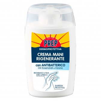 Prep Crema Mani Rigenerante Dermoprotettiva con Antibatterico e Oli...
