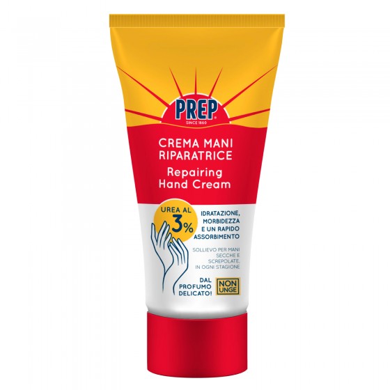 Prep Crema Mani Riparatrice per Pelle Secca e Screpolata con Urea - Prep Crema Mani Riparatrice per Pelle Secca e Screpolata con Urea -