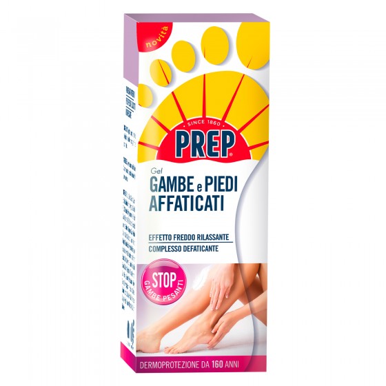 Prep Gel Gambe e Piedi Affaticati Effetto Freddo Rilassante - Flacone Prep Gel Gambe e Piedi Affaticati Effetto Freddo Rilassante - Flacone
