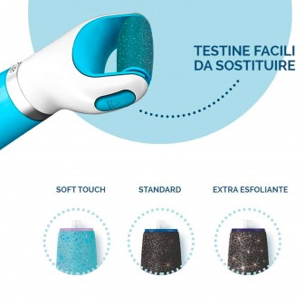 2 Testine di Ricambio - Mix Pack - Scholl Velvet Smooth Soft con