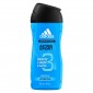 Adidas After Sport Hydrating Shower Gel Bagnoschiuma 3in1 - Flacone da 250ml