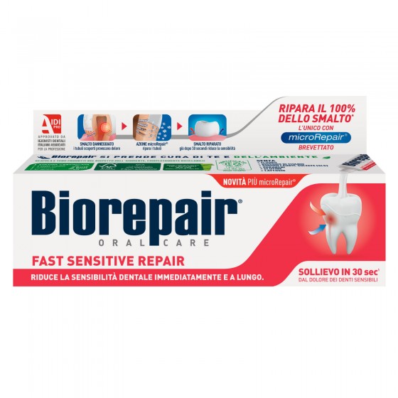 Biorepair Fast Sensitive Repair Dentifricio Denti Sensibili Senza Biorepair Fast Sensitive Repair Dentifricio Denti Sensibili Senza