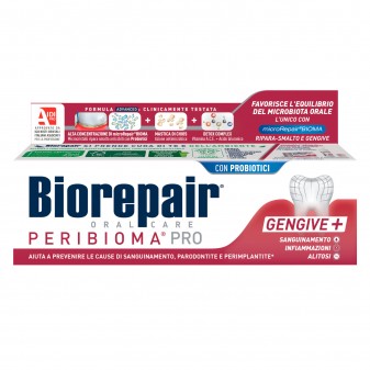 Biorepair Advanced Peribioma Pro Gengive Dentifricio con Probiotici