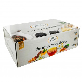 L'Angelica C'è Voglia di Benessere Cofanetto Tisane Calde e Tè Vegan