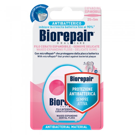 Biorepair Filo Cerato Espandibile Antibatterico Gengive Delicate - Biorepair Filo Cerato Espandibile Antibatterico Gengive Delicate -