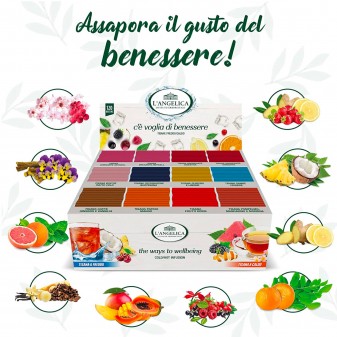 L'Angelica C'è Voglia di Benessere Cofanetto Tisane Freddo/Caldo